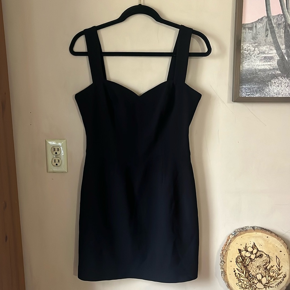 Dress The Population Black “Nicole” Sweetheart Mini Dress Size Medium